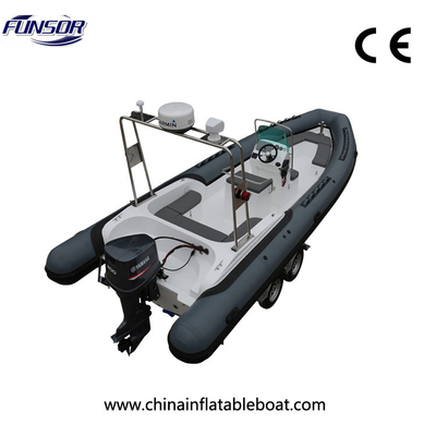 China FHH R760 Water Rafting Air Folding Rigid Hulled Inflatable Boat For Entertainment supplier